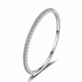 Plaltinum Plated Bracelet Bangle 925 Silver Jewelry Women Moissanite VVS Diamond Moissanite Jewelry Lady Bracelet Bangle