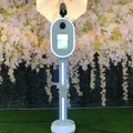Portable Oval Dslr iPad Photo Booth Selfie Kiosk Dslr iPad Photobooth Shell for Party Events