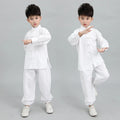 Nese Martial Arts Tai Suit Boys Girls Training Kung Fu Performance Style Children's Clothing Cotton