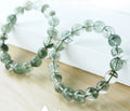 Natural Green Ghost Bracelet with Star Beads Full of Crystal Jewelry Crafted with Care