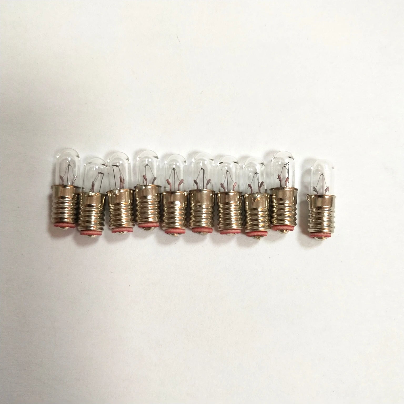 E5 E5.5 Mini Spiral Base Indicator Bulb 12V50mA Warm White Light