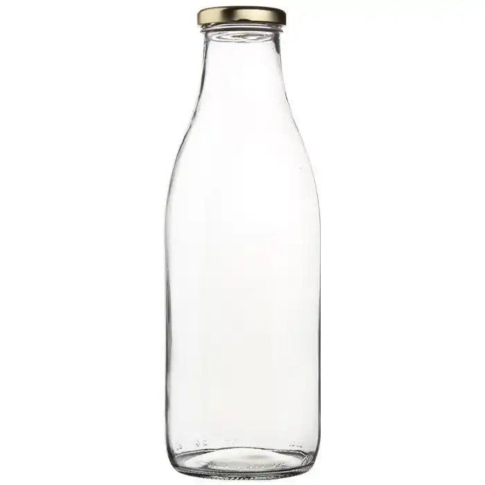 200ml 250ml 500ml 1000ml 1L 32oz 1Liter Dairy Fresh Glass Milk Bottles