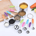 Wholesale 10 Pcs Kitchen Measuring Tools High Grade Measuring Scoop Stainless Steel Measuring Cups and Spoons Set