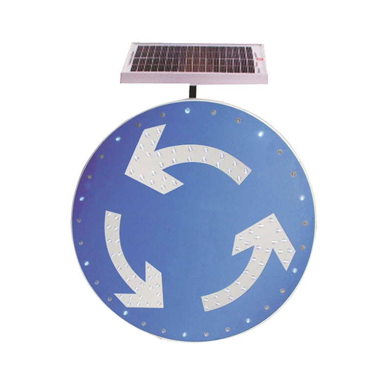 Octagon Crosswalk Signage Solar Powered Flashing LED Stop Signs for Pedestrians in Crosswalk LED Solar Power Stop Sign Flasher