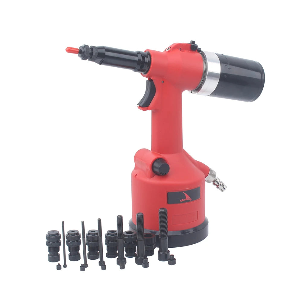 Quality Pneumatic Blind Rivet Nut Tools Machine Air Riveter Gun Set for M3 M4 M5 M6 M8 M10 M12 All Material Nuts