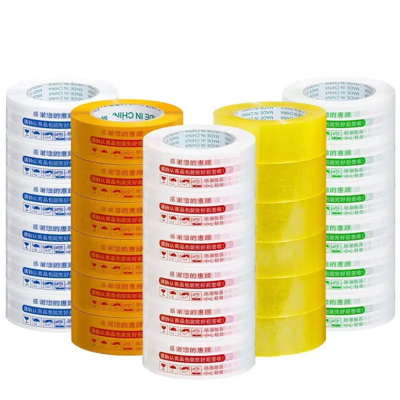 Custom Logo Printed Advertising Hot Melt Pressure Sensitive Acrylic Bopp Waterproof Carton Sealing Tape