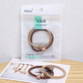 Women's 2-Piece Set of Diamond Ball Hair Ties Elastic Hair Bands with Rhinestone Tempered Diamond Ball Hair Ties for Women
