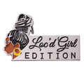 Attractive Zinc Alloy Enamel Logo Name Label Luxury Self-Adhesive Metal Plate for Sofa Handbags Backpacks
