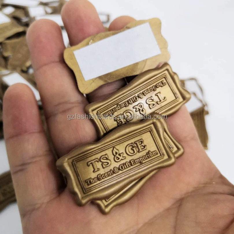 Customized Gold Wax Seal Labels and Rectangle Wax Seals Stickers for Gifts