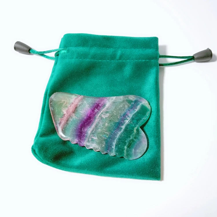2026 Hot Selling Quality Jade Roller with Fluorite Spiky Shape Gua Sha Stone Face Tool Dark Green Nephrite Competitive Price