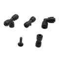 1/4 Inch Push in Quick Connector Tee Straight Elbow End Plug Pneumatic Coupling Joint Pneumatic Fittings