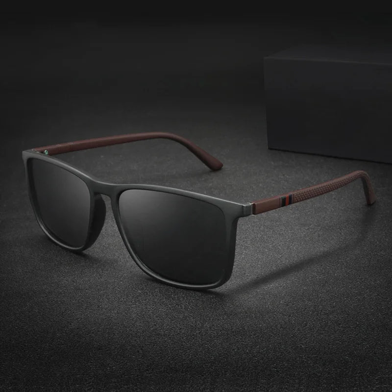 2022 Hot Sale Large square Frame Polarized Shades Sunglasses for Driving Fishing Wholesale Sunglasses
