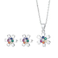 Fashion Anniversary Necklace Jewelry Gift for Women S925 Sterling Silver Personality Jewelry Set