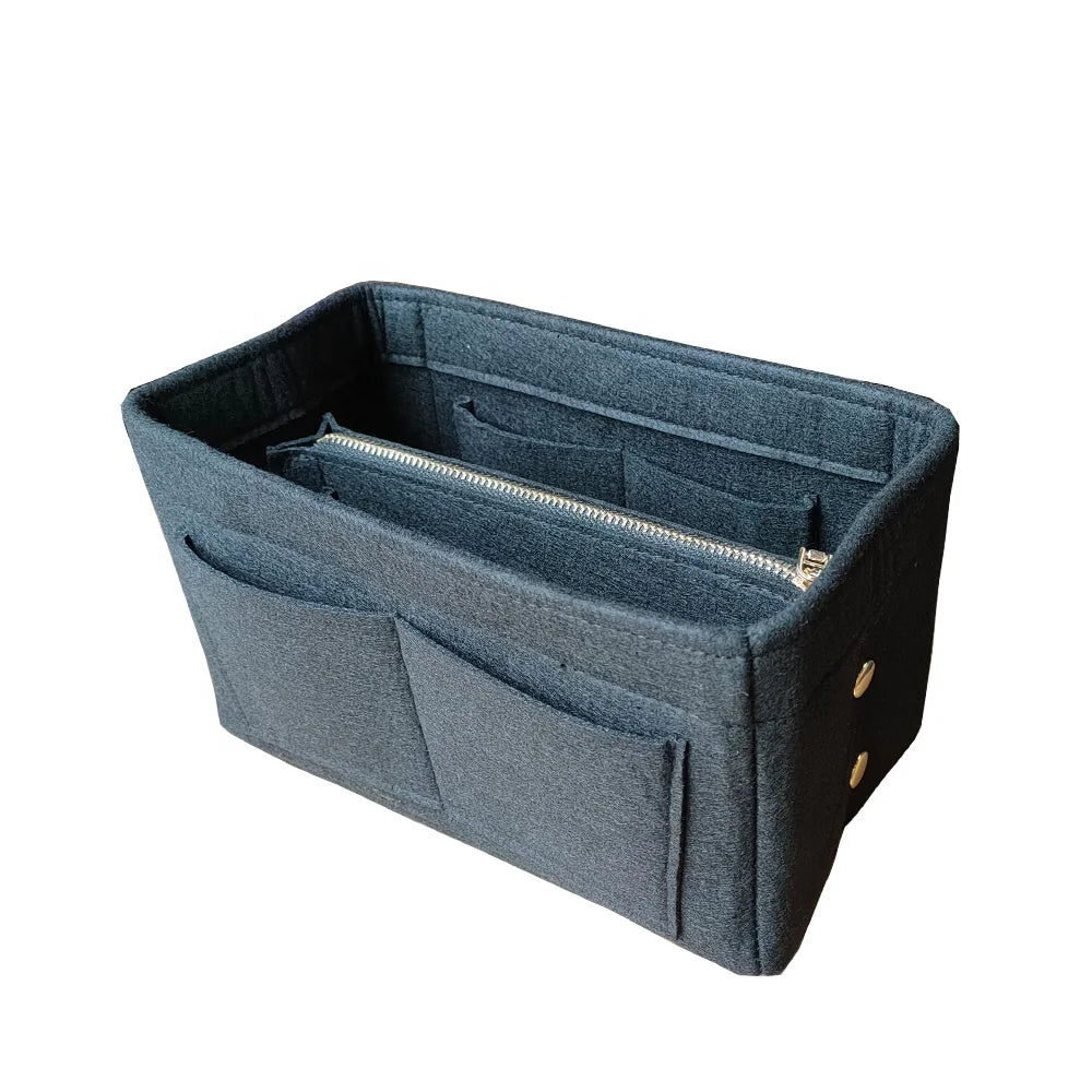 Multi-Pocket Felt Handbag Organizer Purse Insert Organizer with Handles Medium  Large