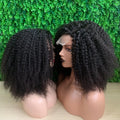 Factory Price Double Drawn Highlighted Romance Curl Human Hair Type Brazilian HairLuxury Curly Glueless Wig With Bangs for Sell