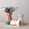 Modern Luxury Ceramic Vase Green Hydroponic Plant Matte Home Decor Living Room Wholesale Housewarming Gift Ornaments Includes