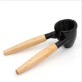 Classic Cast Iron Wooden Cashew Nut Cracker Manual Opener for Nuts Durable Metal Tool Stocked