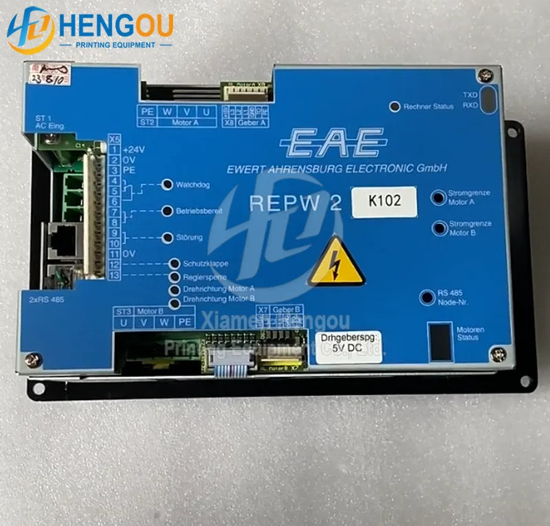 Original KBA EAE REPW2 K102 Drive Control Device 230v/5A for KBA105/KBA106 Offset Printing Spare Parts