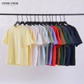 Blank Cotton Street Wear Tshirt 230 GSM  Drop Shoulder T-shirt Custom High Quality Printing Heavy Weight T Shirt for Men
