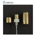 In STOCK Aluminum Lids Shiny Silver Crimp Sprayer Pump Perfume Pump Sprayer Non-Spill 15mm High Density Spray for Perfume Bottle