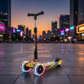 Factory Supply Fast Delivery OEM Service Widen PU Shinning Wheels Scooter Kids for Riding on Car Baby Scooter Slide Car