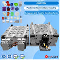 Manufacturer Plastic Mold Factory ISO 9001 Compliant Liquor Bottle Cap Mold Tooth Injection Tooling High Quality Moulding