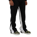 Free Sample 500gsm Flare Sweat Pants Men Blank Cut and Sew Distressed Flare Sweatpants