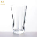 270ml Pentagon Base Whiskey Rock Glass Thickened Shatterproof Barware for Beer Water Highball Shot Glass for Commercial Home Use