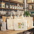 Reusable Grocery Canvas Cotton Tote Bags for Women DIY Advertising Promotion Gift Organic Cotton Tentative Bag