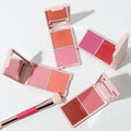 Wholesale New Vegan Face Makeup Blush Powder Custom Logo Long Lasting High Pigmented Cheek Tint Pressed Blusher Palette
