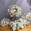 Event Floral Decorative Luxury Romantic Artificial Flower Balls for Wedding Table Centerpiece Kissing Ball Beautiful Flower