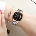 NIBOSI 2309L Top Brand Luxury Relogio Feminino Stainless Steel Waterproof Girl Gift Female Quartz Watch