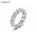 LUOTEEMI Fashion Copper Jewelry Charm Trending 2026 Popular Zircone Elegant Zircon Ring With Stone for Woman MegaBDM