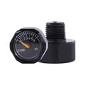 20mm Black Mini Pressure Gauge 4000psi 6000psi 1/8NPT Gauge Manometer for Paintball PCP Air