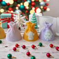 J10-140 New Design Modern Christmas 3D Gifts Bag Resin Mould Silicone Candle Molds for Home Decoration Ce