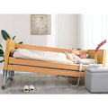 IEC60601 Nursing Home Single Bed Wood Boucle Full Size Bed Frame Electric Adjustable Home Care Bed