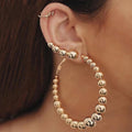 Oversize Gold  Earrings for Women Girl 2025 Geometric Earring Fashion Jewelry Wholesale