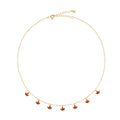 Minimalist Maple Leaf Women's Necklaces 18K Plated Gold Necklace S925 Silver Necklace