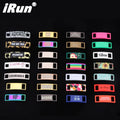 IRun Fashionable Multicolor Tags Shoe Lace Decoration Custom Logo Shoelaces Charm for Sneaker Accessories