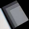 26 Hole Binding Loose Leaf Cover PP Frosted Plastic Film Book Protective Sleeve Customized Color Durable 40C Promotional Gifts