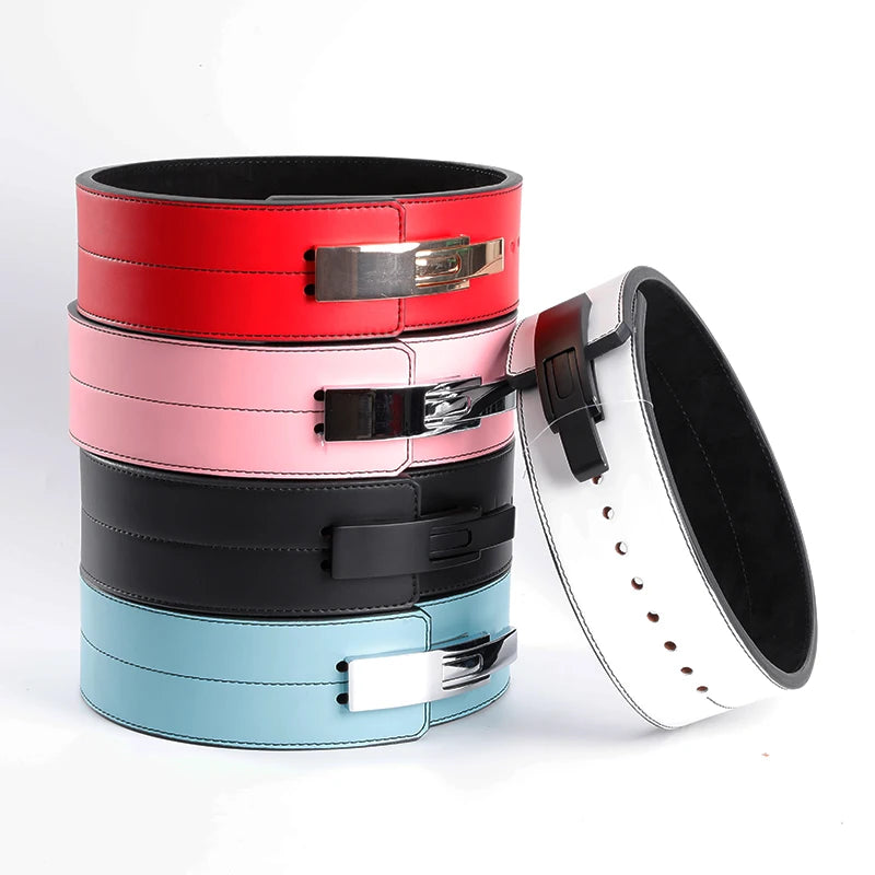 Custom Gym Endurance Training Leather Powerlifting Lever Deadlifts Squats Weight Lifting Belts