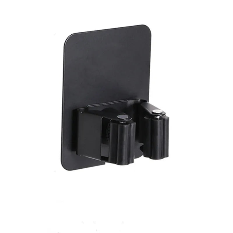 Mop Broom Holder Wall Mounted Mop Holder Household Adhesive Storage