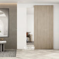 American Popular Style Interior Solid Wood Sliding Door Ghost Slide Door Timber Ghost Interior Magic Sliding Wood Doors