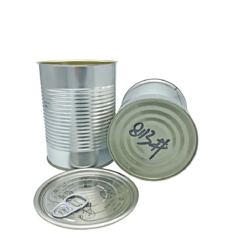 Food Grade Metal Tinplate Cans with Easy Open Lid for Storing Coffee Beans Tomato Paste Chicken Candies Cakes Cookies Milk
