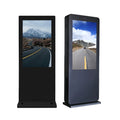 55-Inch Android Digital Poster Signage Screens Waterproof Outdoor Advertising Player with Floor Stand for Ad Playing