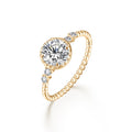 Moissanite Engagement Rings for Women Gold D Color VVS1 1Ct 925 Sterling Silver Rings Moissanite Moissanite Diamond Ring