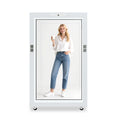 86-Inch Transparent LCD Interactive 3D Holographic Video Display Cabinet Touch Screen SDK Enabled for Retail Store Subway Use