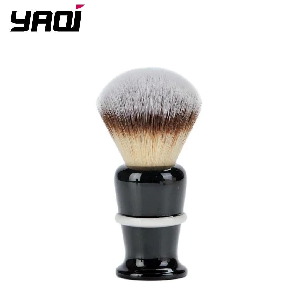 YAQI RTS 24mm Familia Synthetic Fibre Resin Handle Knot Beard Brush Men Wet Shaving Reach Certified