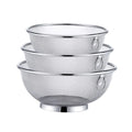 Hot Selling 304 Stainless Steel Kitchen Food Strainer Basket Fine Mesh Colander Bowl Durable Metal Colander