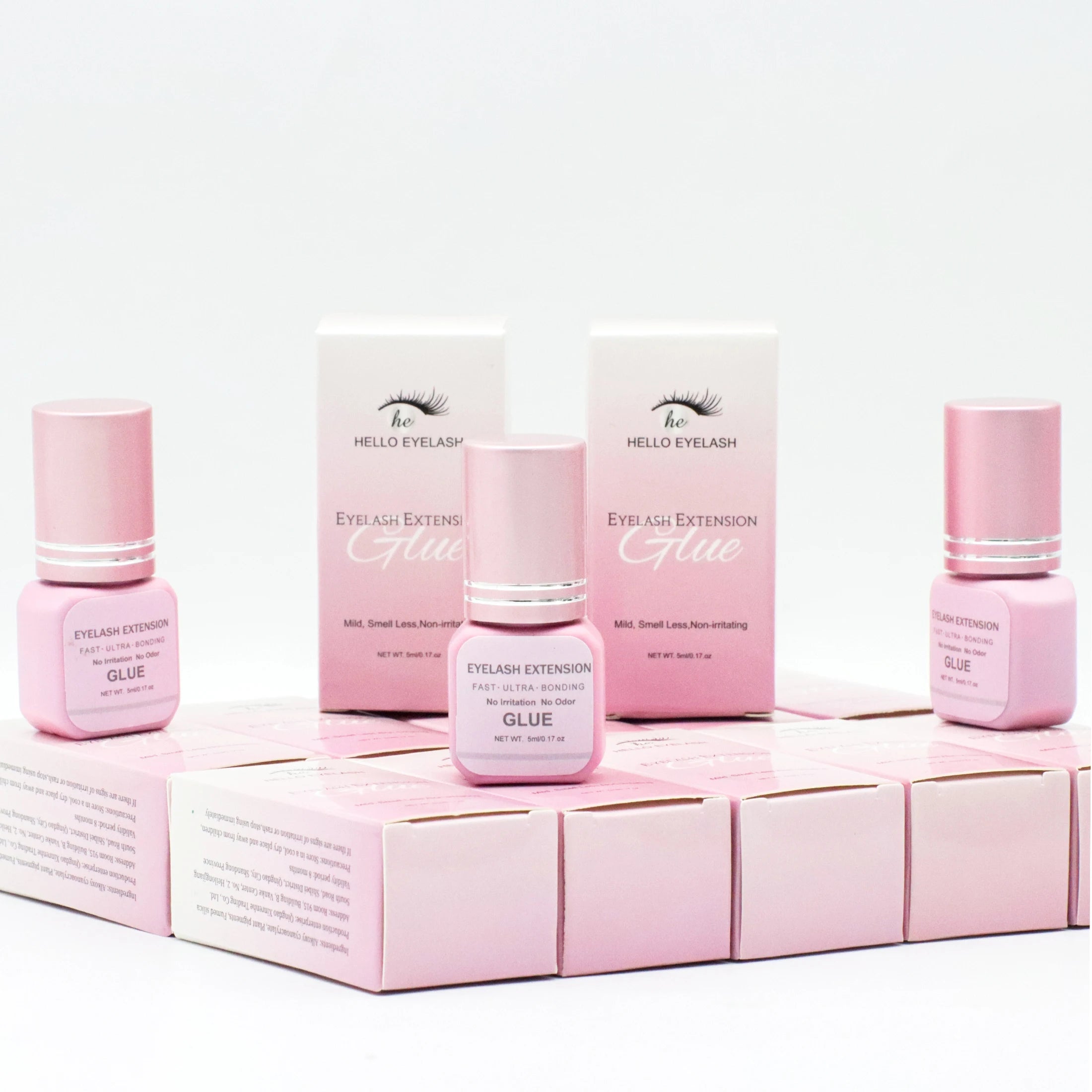 MANJESEN Oil Free Lash Glue Lash Glue Fume Removal Quick-Drying Eyelash Lash Glue
